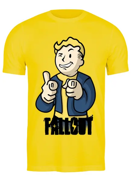 Заказать мужскую футболку в Москве. Футболка классическая Fallout boy от BAD OWL - готовые дизайны и нанесение принтов.