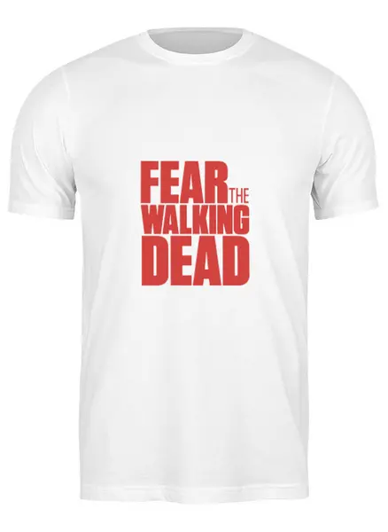 Заказать мужскую футболку в Москве. Футболка классическая Ходячие Мертвецы (The Walking Dead) от originals - готовые дизайны и нанесение принтов.