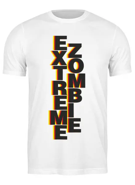 Заказать мужскую футболку в Москве. Футболка классическая Зомби от Djimas Leonki - готовые дизайны и нанесение принтов.