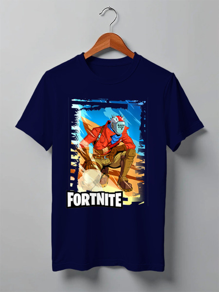 Заказать мужскую футболку в Москве. Футболка классическая FORTNITE от balden - готовые дизайны и нанесение принтов.