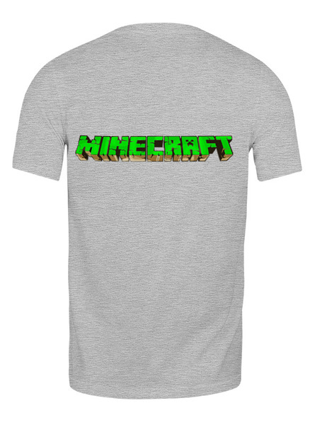 Заказать мужскую футболку в Москве. Футболка классическая Minecraft (Майнкрафт) Creeper (Крипер) от Just kidding - готовые дизайны и нанесение принтов.
