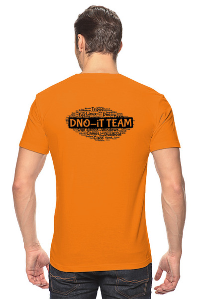 Заказать мужскую футболку в Москве. Футболка классическая DNO iT Team от DNO-iT  - готовые дизайны и нанесение принтов.