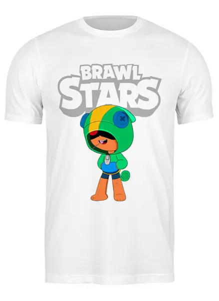 Заказать мужскую футболку в Москве. Футболка классическая Brawl Stars от balden - готовые дизайны и нанесение принтов.