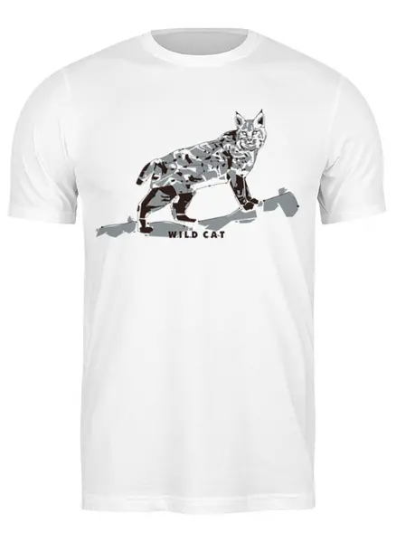Заказать мужскую футболку в Москве. Футболка классическая Cats Here от oneredfoxstore@gmail.com - готовые дизайны и нанесение принтов.