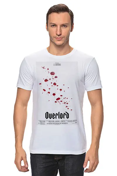 Заказать мужскую футболку в Москве. Футболка классическая Оверлорд / Overlord от kino.printio.ru - готовые дизайны и нанесение принтов.