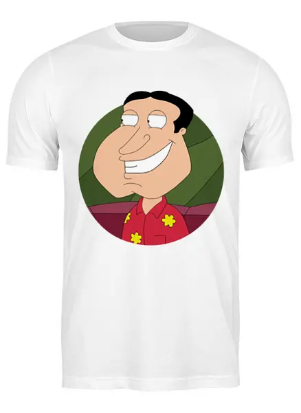 Заказать мужскую футболку в Москве. Футболка классическая Куагмир от Just Paul - готовые дизайны и нанесение принтов.