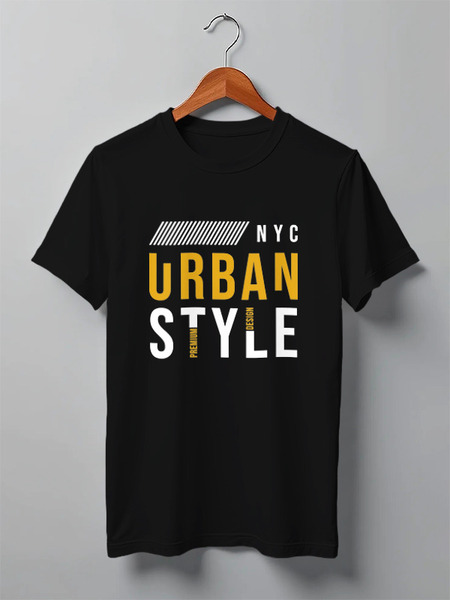Заказать мужскую футболку в Москве. Футболка классическая "URBAN STYLE" от cooldesign  - готовые дизайны и нанесение принтов.