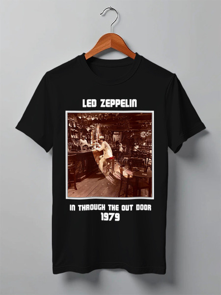 Заказать мужскую футболку в Москве. Футболка классическая Led Zeppelin от Fedor - готовые дизайны и нанесение принтов.