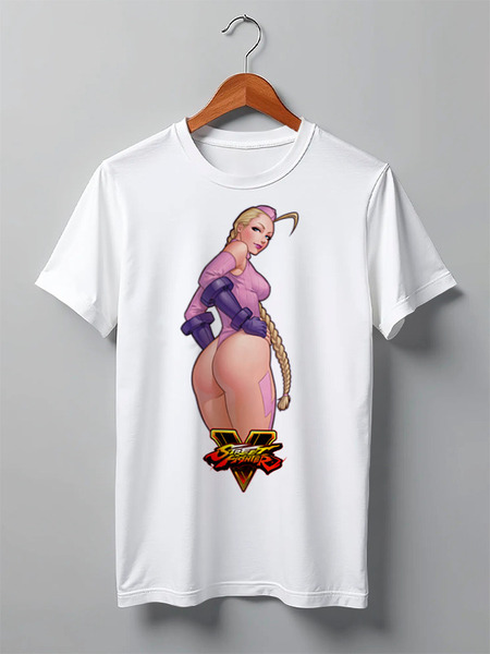 Заказать мужскую футболку в Москве. Футболка классическая Street Fighter V Cammy от Александр Дентон - готовые дизайны и нанесение принтов.