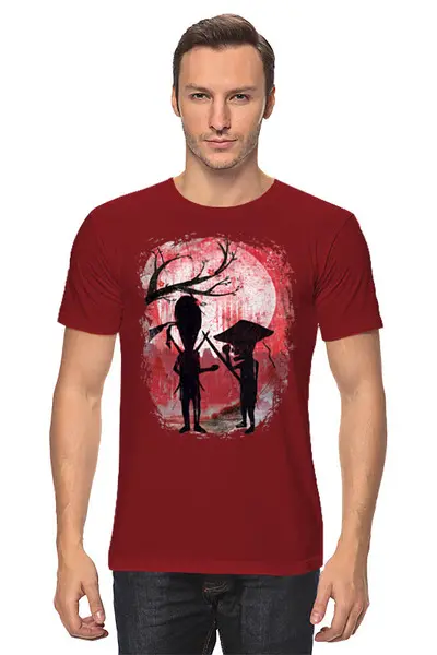 Заказать мужскую футболку в Москве. Футболка классическая Japan от oneredfoxstore@gmail.com - готовые дизайны и нанесение принтов.