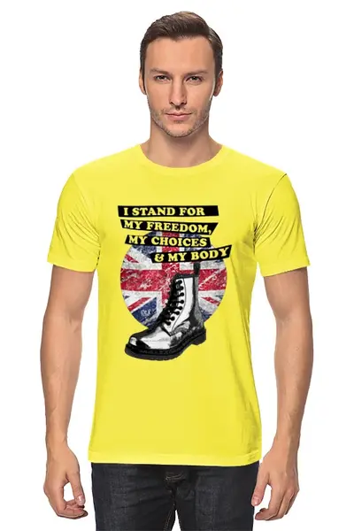 Заказать мужскую футболку в Москве. Футболка классическая Dr. Martens от OEX design - готовые дизайны и нанесение принтов.
