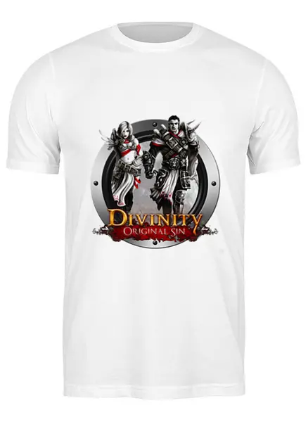 Заказать мужскую футболку в Москве. Футболка классическая Divinity от THE_NISE  - готовые дизайны и нанесение принтов.