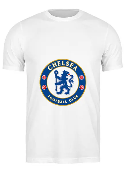 Заказать мужскую футболку в Москве. Футболка классическая Chelsea от YellowCloverShop - готовые дизайны и нанесение принтов.