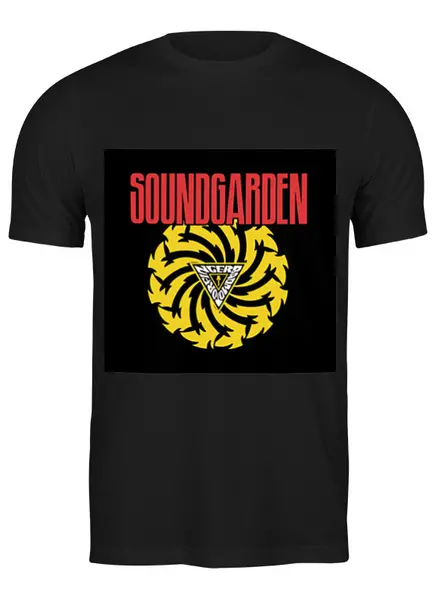 Заказать мужскую футболку в Москве. Футболка классическая Soundgarden от Fedor - готовые дизайны и нанесение принтов.