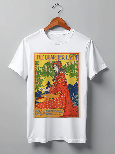 Заказать мужскую футболку в Москве. Футболка классическая ретро постер от CoolDesign - готовые дизайны и нанесение принтов.
