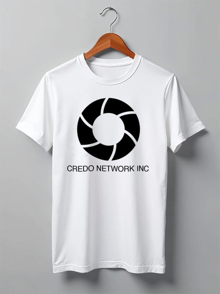 Заказать мужскую футболку в Москве. Футболка классическая CREDO NETWORK INC от Anthony Sanders (ANTHONY SANDERS) - готовые дизайны и нанесение принтов.