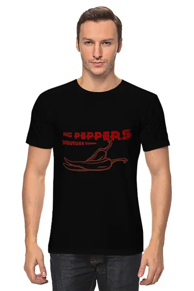 Заказать мужскую футболку в Москве. Футболка классическая "Big Peppers" от Big Peppers  - готовые дизайны и нанесение принтов.