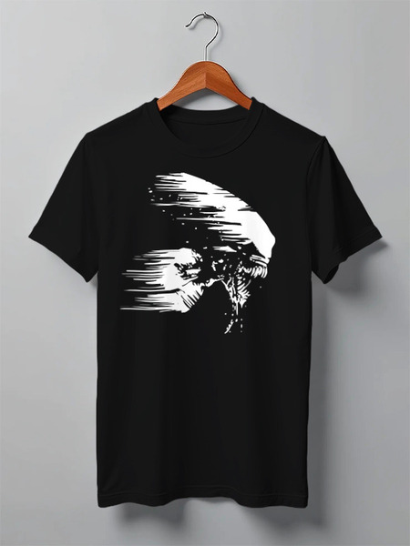 Заказать мужскую футболку в Москве. Футболка классическая Aliens от oneredfoxstore@gmail.com - готовые дизайны и нанесение принтов.
