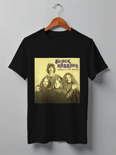 Заказать мужскую футболку в Москве. Футболка классическая Black Sabbath от Fedor - готовые дизайны и нанесение принтов.