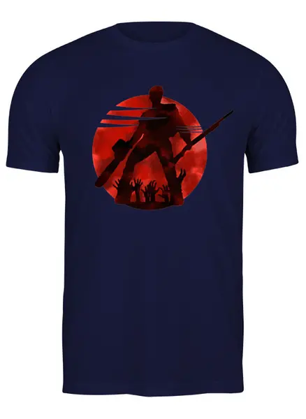 Заказать мужскую футболку в Москве. Футболка классическая Zombies от oneredfoxstore@gmail.com - готовые дизайны и нанесение принтов.
