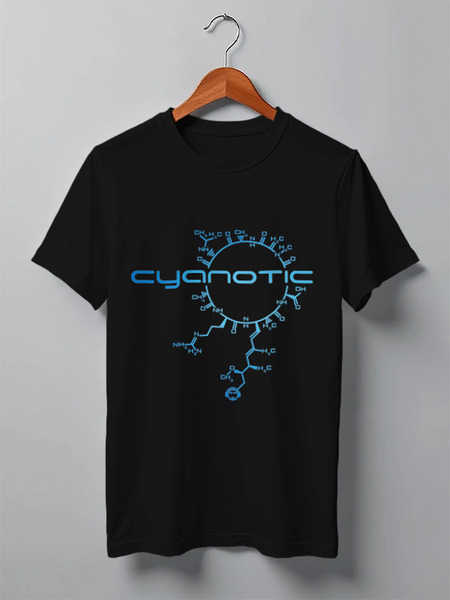 Заказать мужскую футболку в Москве. Футболка классическая Cyanotic от OEX design - готовые дизайны и нанесение принтов.