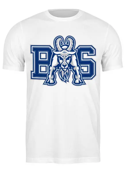 Заказать мужскую футболку в Москве. Футболка классическая Реальные Парни (Blue Mountain State) BMS от coolmag - готовые дизайны и нанесение принтов.