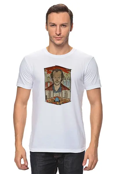 Заказать мужскую футболку в Москве. Футболка классическая The Shining T-Shirt art 1  от BigBrother - готовые дизайны и нанесение принтов.