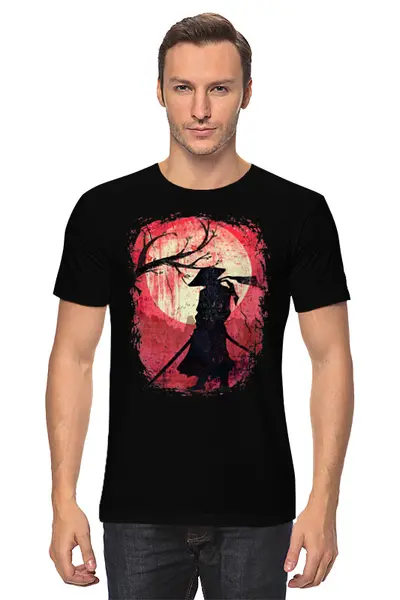 Заказать мужскую футболку в Москве. Футболка классическая Japan от oneredfoxstore@gmail.com - готовые дизайны и нанесение принтов.