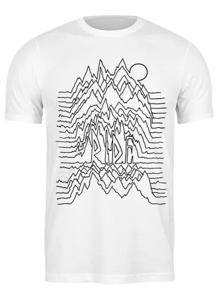 Заказать мужскую футболку в Москве. Футболка классическая Mountain Bike от oneredfoxstore@gmail.com - готовые дизайны и нанесение принтов.