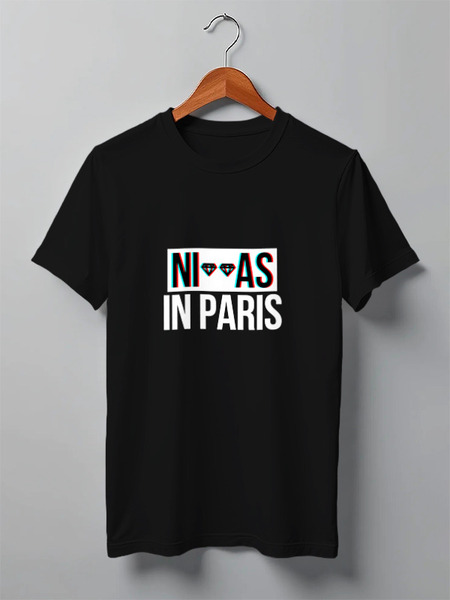 Заказать мужскую футболку в Москве. Футболка классическая In Paris от typoclothes - готовые дизайны и нанесение принтов.