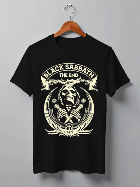 Заказать мужскую футболку в Москве. Футболка классическая Black Sabbath от geekbox - готовые дизайны и нанесение принтов.