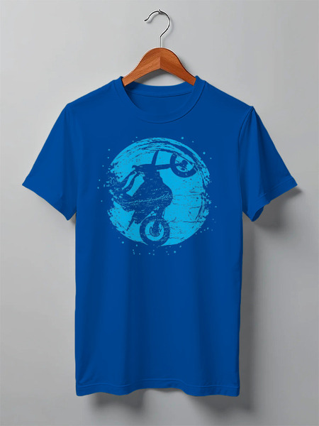 Заказать мужскую футболку в Москве. Футболка классическая Rider от oneredfoxstore@gmail.com - готовые дизайны и нанесение принтов.