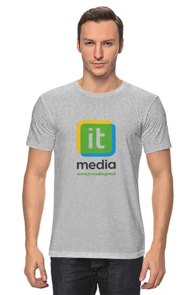 Заказать мужскую футболку в Москве. Футболка классическая it-media hoodie от Alcochat - готовые дизайны и нанесение принтов.