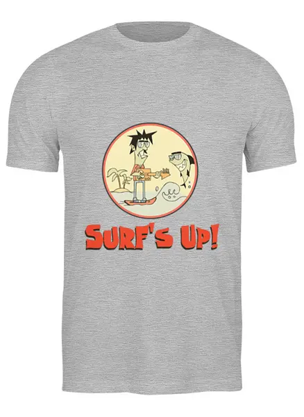 Заказать мужскую футболку в Москве. Футболка классическая Surf's Up! от Tony Vivaldi - готовые дизайны и нанесение принтов.