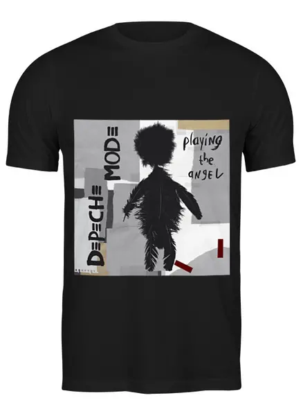 Заказать мужскую футболку в Москве. Футболка классическая Depeche Mode  от Fedor - готовые дизайны и нанесение принтов.