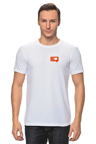 Заказать мужскую футболку в Москве. Футболка классическая гениратор сердечек от sergei1807@yahoo.com - готовые дизайны и нанесение принтов.