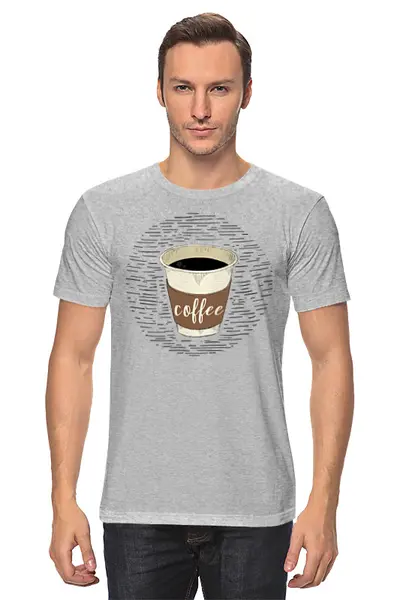 Заказать мужскую футболку в Москве. Футболка классическая Burgers от oneredfoxstore@gmail.com - готовые дизайны и нанесение принтов.