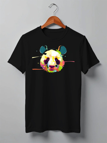 Заказать мужскую футболку в Москве. Футболка классическая Bear Here от oneredfoxstore@gmail.com - готовые дизайны и нанесение принтов.
