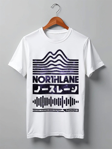 Заказать мужскую футболку в Москве. Футболка классическая Northlane от geekbox - готовые дизайны и нанесение принтов.