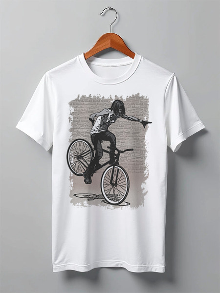 Заказать мужскую футболку в Москве. Футболка классическая Punk Ride Girl от oneredfoxstore@gmail.com - готовые дизайны и нанесение принтов.