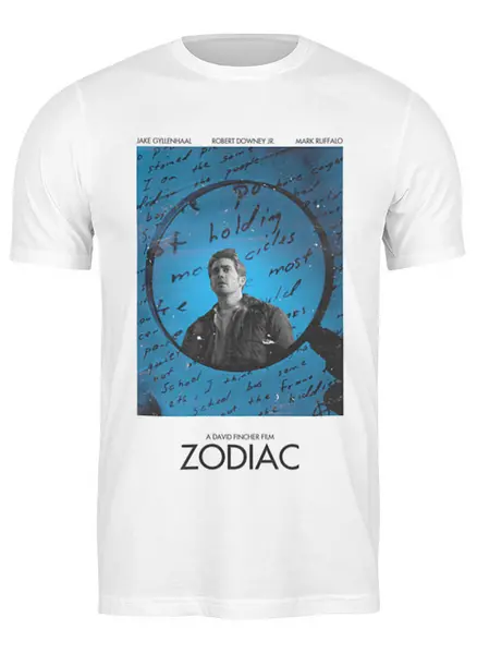 Заказать мужскую футболку в Москве. Футболка классическая Зодиак / Zodiac от kino.printio.ru - готовые дизайны и нанесение принтов.