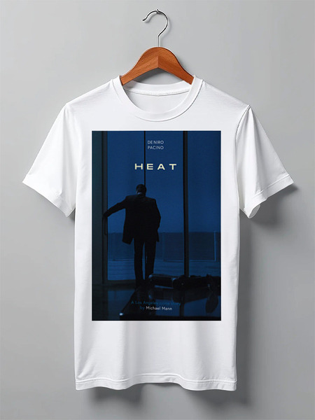 Заказать мужскую футболку в Москве. Футболка классическая Схватка / Heat от kino.printio.ru - готовые дизайны и нанесение принтов.