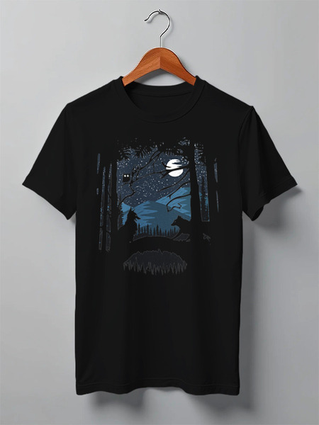 Заказать мужскую футболку в Москве. Футболка классическая Wild Date от oneredfoxstore@gmail.com - готовые дизайны и нанесение принтов.