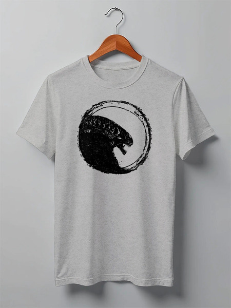 Заказать мужскую футболку в Москве. Футболка классическая Aliens от oneredfoxstore@gmail.com - готовые дизайны и нанесение принтов.