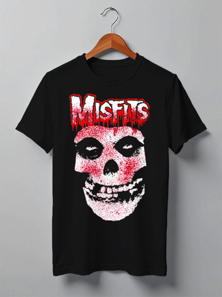 Заказать мужскую футболку в Москве. Футболка классическая Misfits от Николай  Вахлаков  - готовые дизайны и нанесение принтов.
