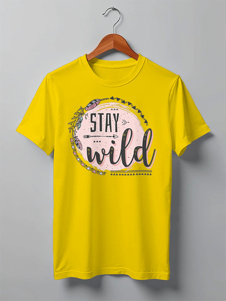 Заказать мужскую футболку в Москве. Футболка классическая Mountains от oneredfoxstore@gmail.com - готовые дизайны и нанесение принтов.