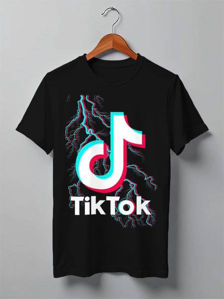 Заказать мужскую футболку в Москве. Футболка классическая TIK TOK (Tik Tok video) от vista12761@rambler.ru - готовые дизайны и нанесение принтов.
