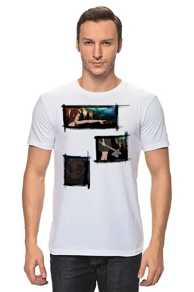 Заказать мужскую футболку в Москве. Футболка классическая Wild Soul от oneredfoxstore@gmail.com - готовые дизайны и нанесение принтов.