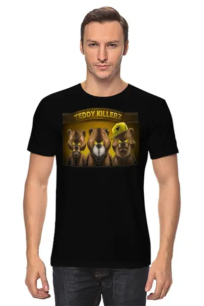 Заказать мужскую футболку в Москве. Футболка классическая Teddy Killerz от scrat29@yandex.ru - готовые дизайны и нанесение принтов.