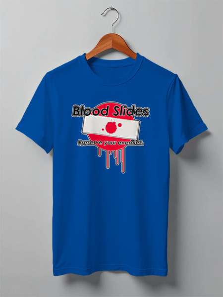 Заказать мужскую футболку в Москве. Футболка классическая Dexter - Blood slides от skynatural - готовые дизайны и нанесение принтов.